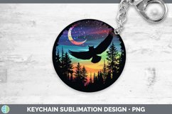 GorgeousNorthern Lights Keychain design.