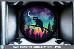 GorgeousNorthern Lights Car Coaster design.