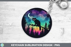 GorgeousNorthern Lights Keychain design.