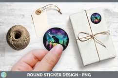 GorgeousNorthern Lights Stickers design.