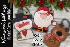 Northpole Buddies Ornament SVG Set For laser cutting Product Image 1