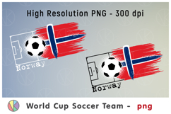 Norway National Soccer Team Flag. World Cup 2026 Product Image 1