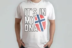 It's in my DNA Norway Flag Fingerprint PNG Sublimation Product Image 2