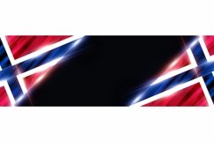 Norway Flag in Brush Paint Style Product Image 1