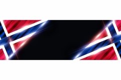 Norway Flag in Brush Paint Style Product Image 1