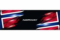 Norway Flag in Brush Paint Style with Halftone Effect Product Image 1