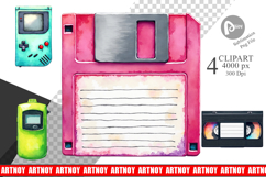90s Tech &amp; Gadgets Sublimation Product Image 1