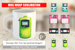 90s Tech &amp; Gadgets Mug Wrap Product Image 1