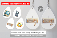 90s Tech &amp; Gadgets Earring Product Image 1