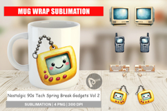 90s Tech &amp; Gadgets Mug Wrap Product Image 1