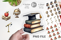 Nostalgic Academia Sticker Product Image 1