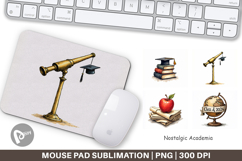 Nostalgic Academia Mouse Pad Product Image 1