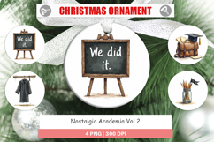Nostalgic Academia Ornament Product Image 1