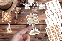 Nostalgic Camp Souvenir Sticker Product Image 1