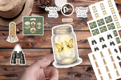 Nostalgic Camp Souvenir Sticker Product Image 1