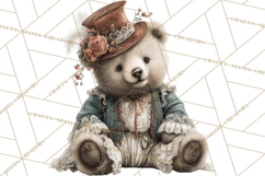 Vintage Christmas Clipart, Gingerbread Elf Digital Art Product Image 3