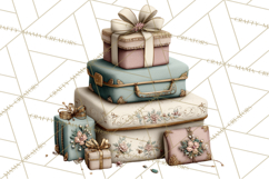 Vintage Christmas Clipart, Gingerbread Elf Digital Art Product Image 2