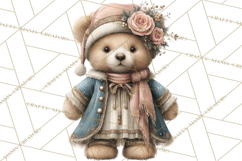 Vintage Christmas Clipart, Gingerbread Elf Digital Art Product Image 4