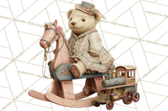 Vintage Christmas Clipart, Gingerbread Elf Digital Art Product Image 2