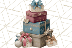 Vintage Christmas Clipart, Gingerbread Elf Digital Art Product Image 3