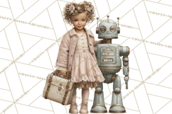 Vintage Christmas Clipart, Gingerbread Elf Digital Art Product Image 4