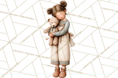 Vintage Christmas Clipart, Gingerbread Elf Digital Art Product Image 5