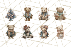 Vintage Christmas Clipart, Gingerbread Elf Digital Art Product Image 5