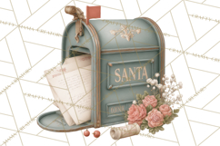 Vintage Christmas Clipart, Gingerbread Elf Digital Art Product Image 4