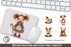 Christmas Plush Toys Mouse Pad Product Image 1