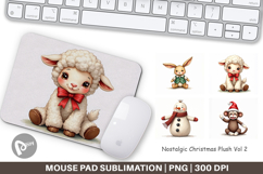 Christmas Plush Toys Mouse Pad Product Image 1