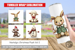 Christmas Plush Toys Tumbler Product Image 1