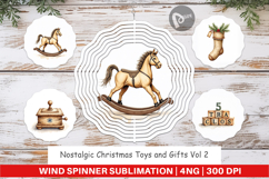 Nostalgic Christmas Toys Wind Spinner Product Image 1