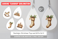 Nostalgic Christmas Toys Earring Product Image 1