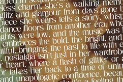 Nostalgic Flashy - Bold Serif Display Font Product Image 12