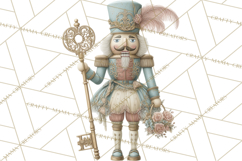 Vintage Santa Clipart, Victorian Christmas Digital Art PNG Product Image 5