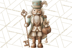 Vintage Santa Clipart, Victorian Christmas Digital Art PNG Product Image 2