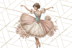 Vintage Santa Clipart, Victorian Christmas Digital Art PNG Product Image 3