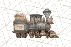 Vintage Santa Clipart, Victorian Christmas Digital Art PNG Product Image 2