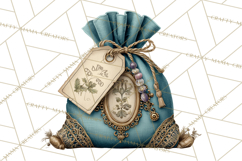 Vintage Santa Clipart, Victorian Christmas Digital Art PNG Product Image 4