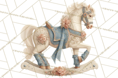Vintage Santa Clipart, Victorian Christmas Digital Art PNG Product Image 3