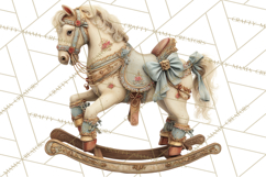 Vintage Santa Clipart, Victorian Christmas Digital Art PNG Product Image 5