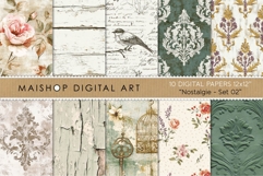 Antique Floral Shabby Chic Seamless Patterns Product Image 1