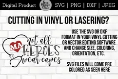 Instructions for using this Not All Heroes Wear Capes MA Medical Assistant Healthcare Digital Design svg or dxf in cricut, silhouette, or lasering projects