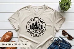 Not All Stars Belong In The Sky SVG File | Camping Sign Product Image 3