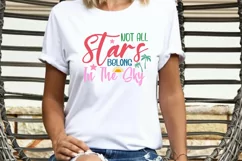 Not all stars belong in the sky SVG , Summer vibes SVG Product Image 2