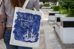 Not All Who Wander Are Lost, 300 dpi PNG Product Image 2