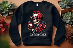 Not Today Cupid Skeleton Anti Valentine PNG Illustration Product Image 2