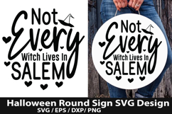 Halloween Round Sign SVG Design - Official Candy Tester Product Image 3