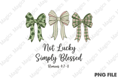 Not Lucky Simply Blessed png Product Image 1