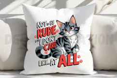 Not to be rude but i dont care like at all Sublimation PNG Product Image 4